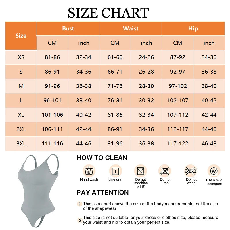 Smoothing Shapewear Bodysuit for Women