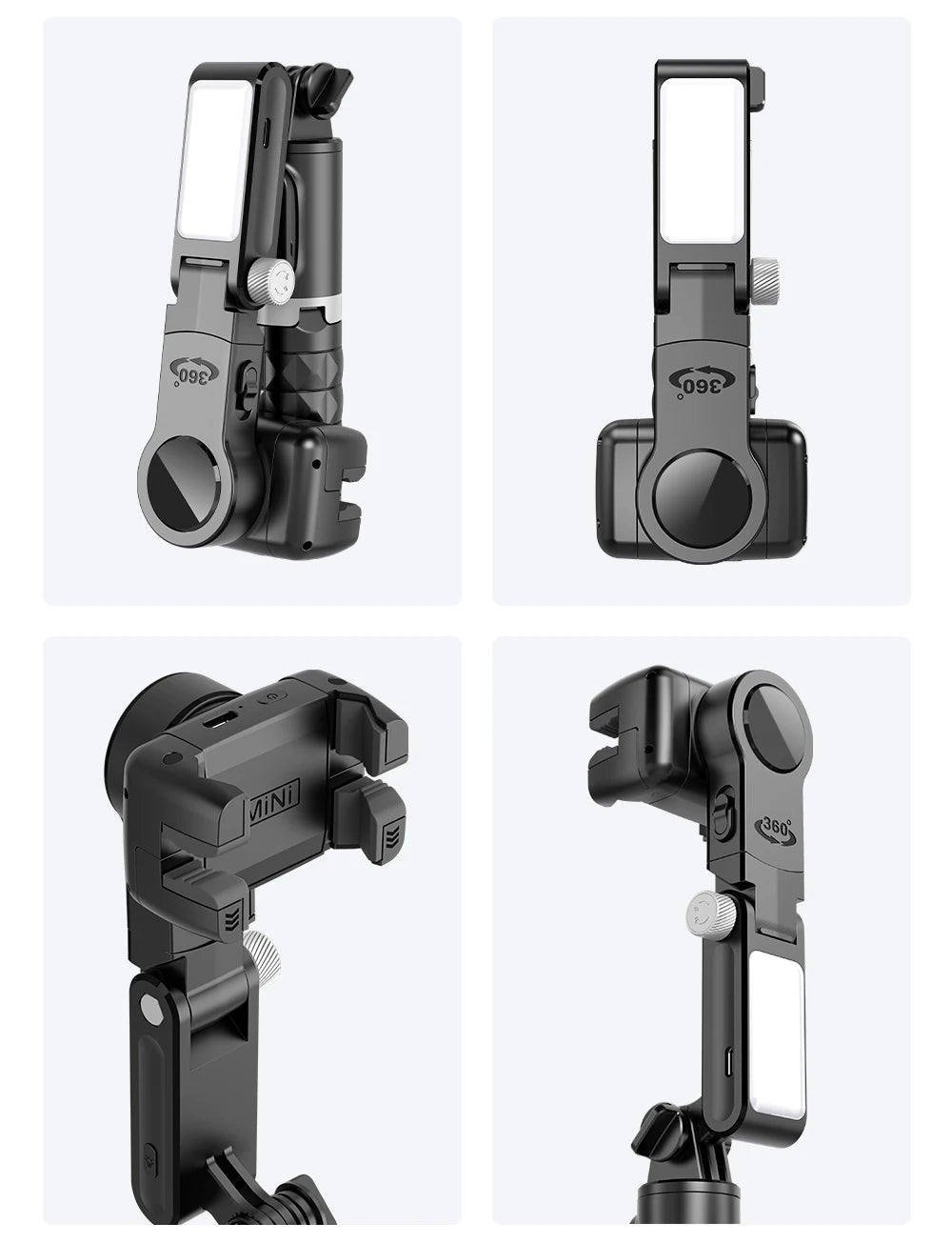 Selfie Stick Phone Gimbal Stabilizer For iPhone Android