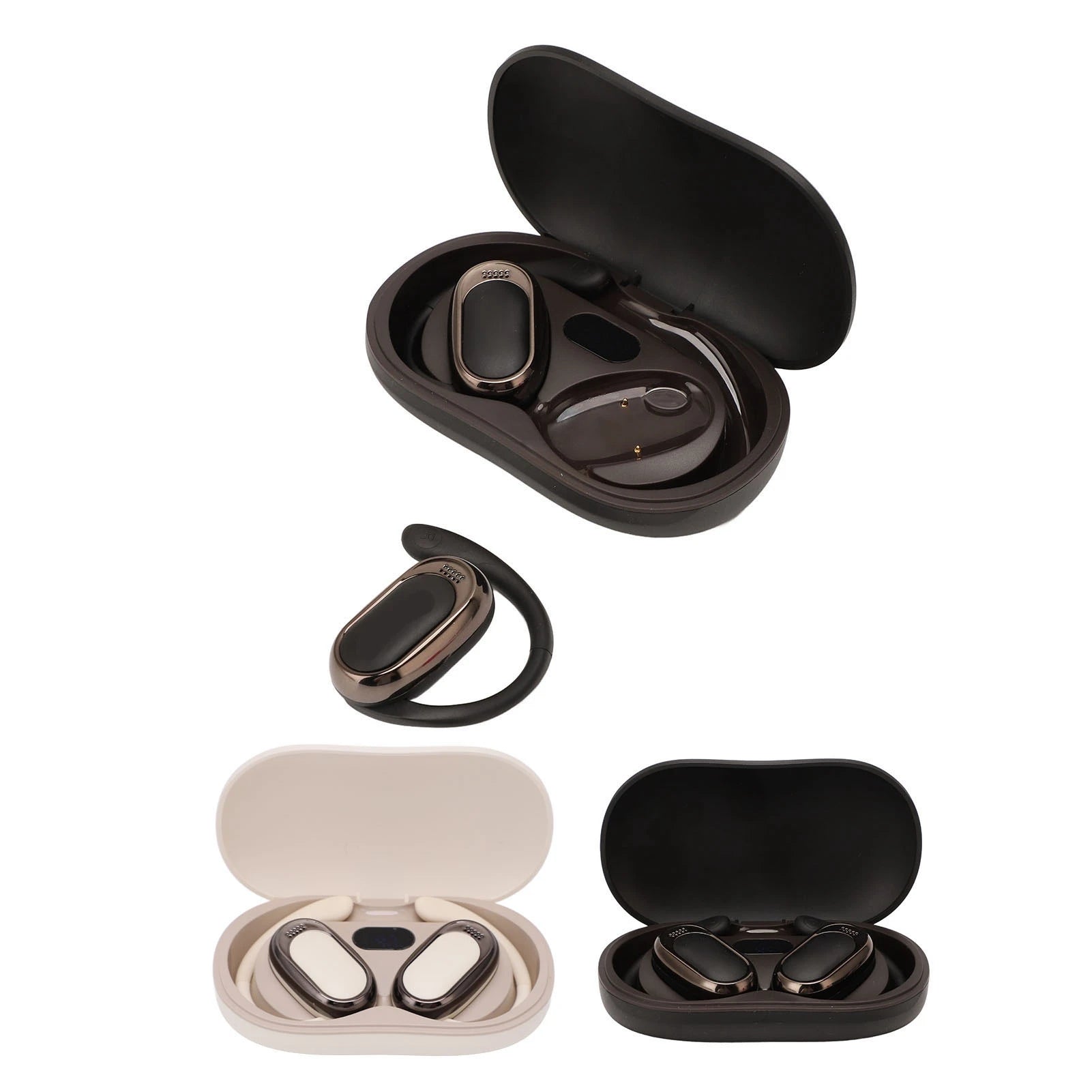Language Translator Earbuds 144 Languages Translation Bluetooth 5.4 Wireless Music Earbuds Translator Device with Charging Case