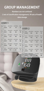 Digital Wrist Blood Pressure Meter Automatic Voice Tonometer