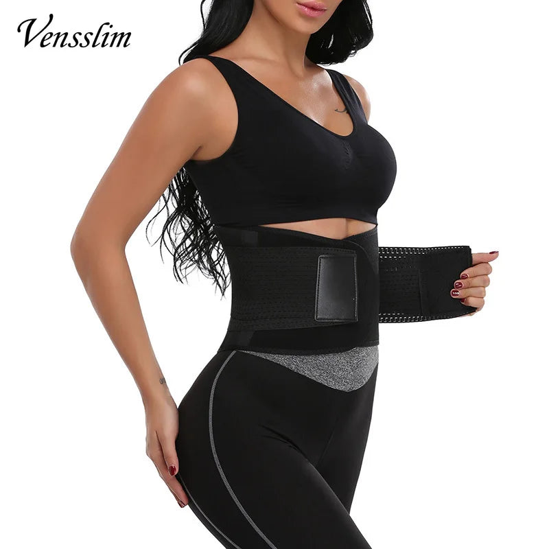 Vensslim Women Sauna Sweat Abdomen Trimmer Belt Waist