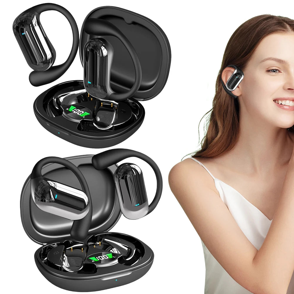 3-in-1 AI Translator Earbuds Global Bluetooth 5.3 ENC Noise Cancelling 144 Languages Intelligent Real-time Translation Earbuds