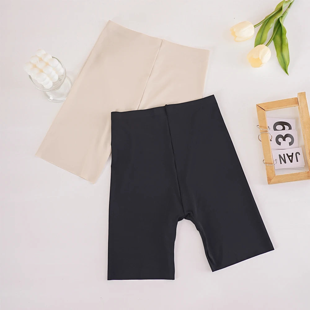 Flarixa Seamless High Waist Shorts Panties For Women