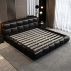 Stylish Minimalist Double Bed Frame Luxury Headboard Nightstands Perfect Modern Boys Bedroom Aesthetic Cama Casal Home Decor