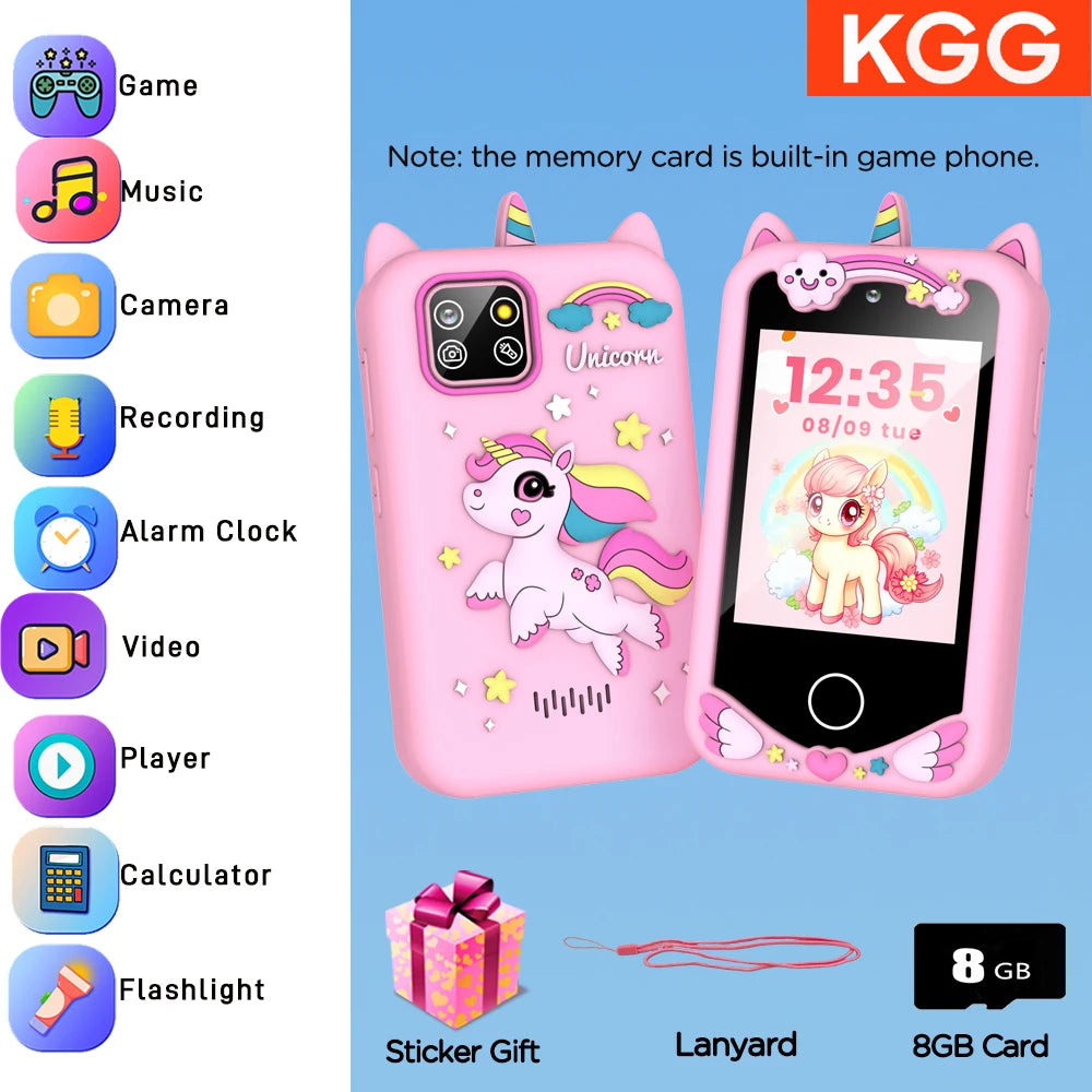 Kids Smart Phone 28 Games 20 Stories Video Music Player