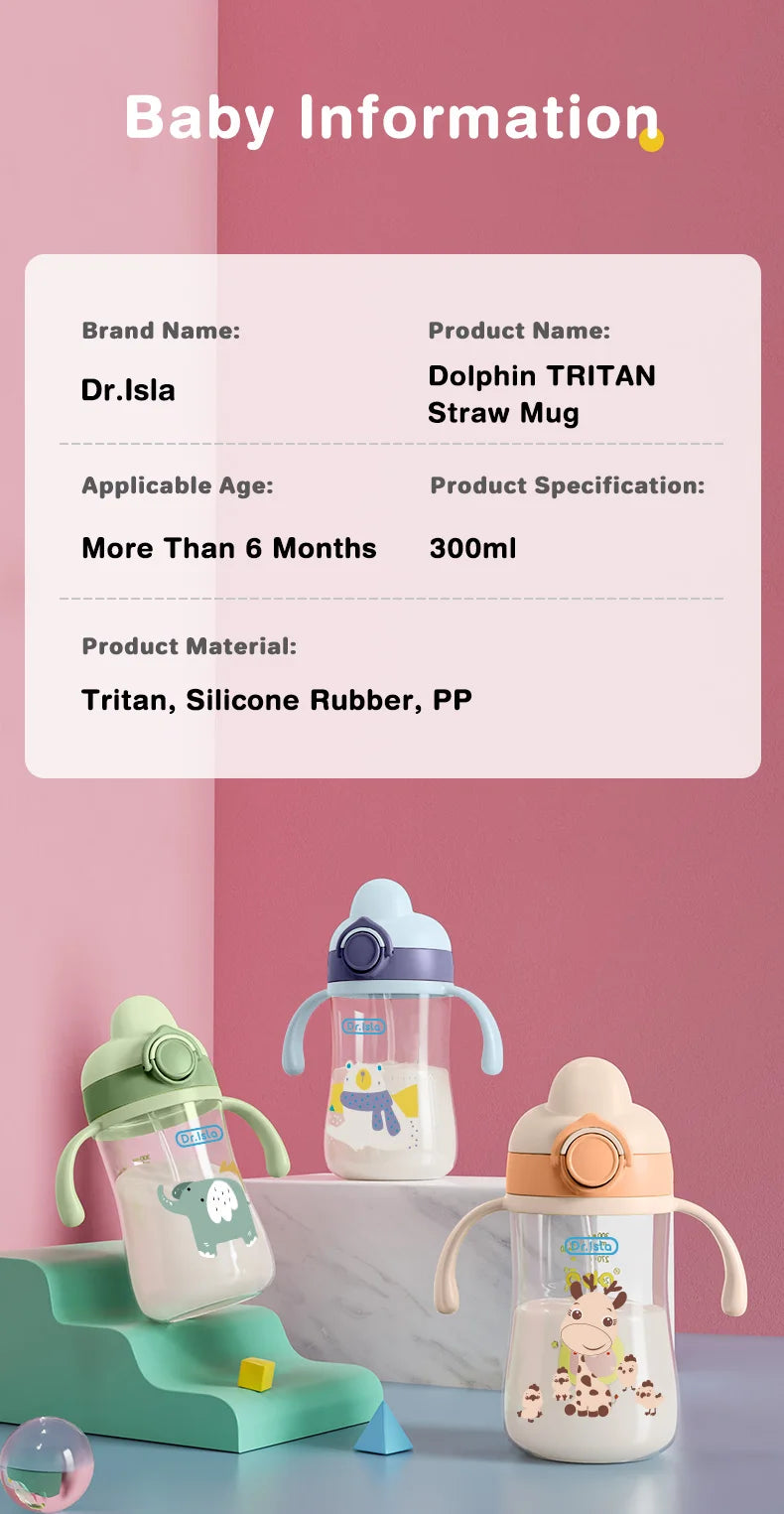 Portable Baby Water Bottles 300ml