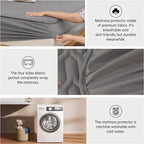 Waterproof Thicken Mattress Pad Protector Skin-Friendly Durable Fitted Sheet Bed Cover Latex Mat Cover 150x200 180x200 160x200