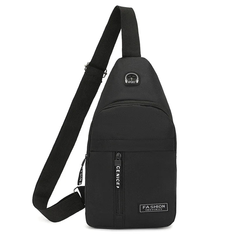 Men's Oxford Cloth Crossbody Bag