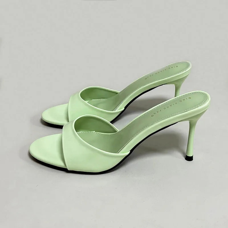 Heeled Footwear Female Slides