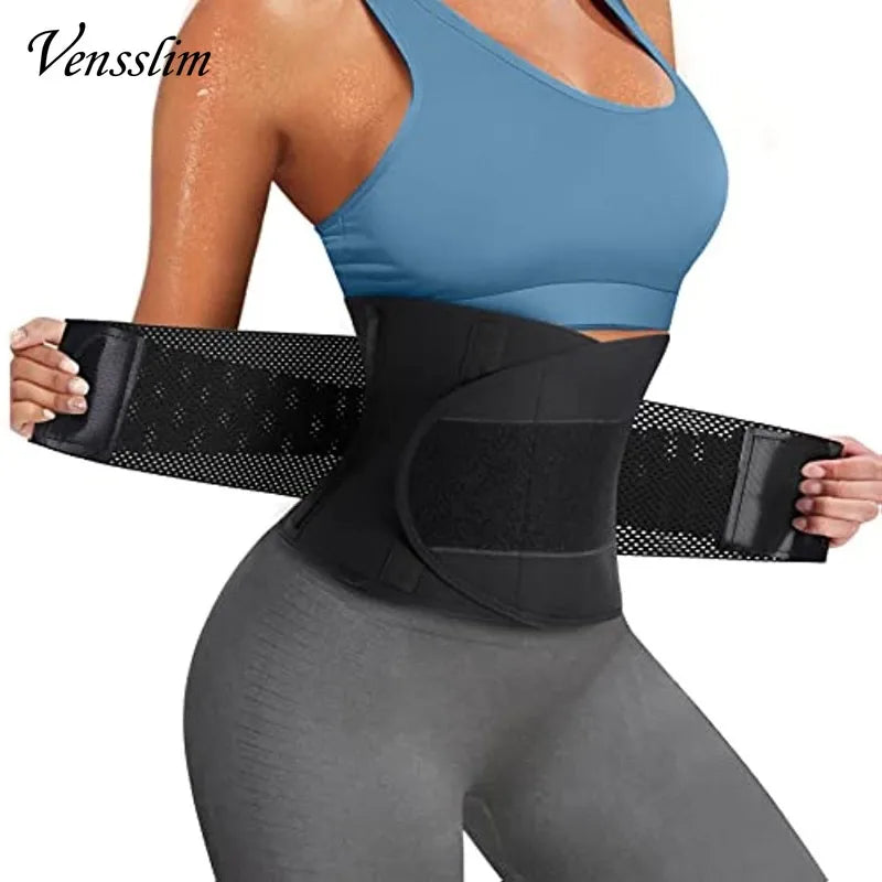 Vensslim Women Sauna Sweat Abdomen Trimmer Belt Waist