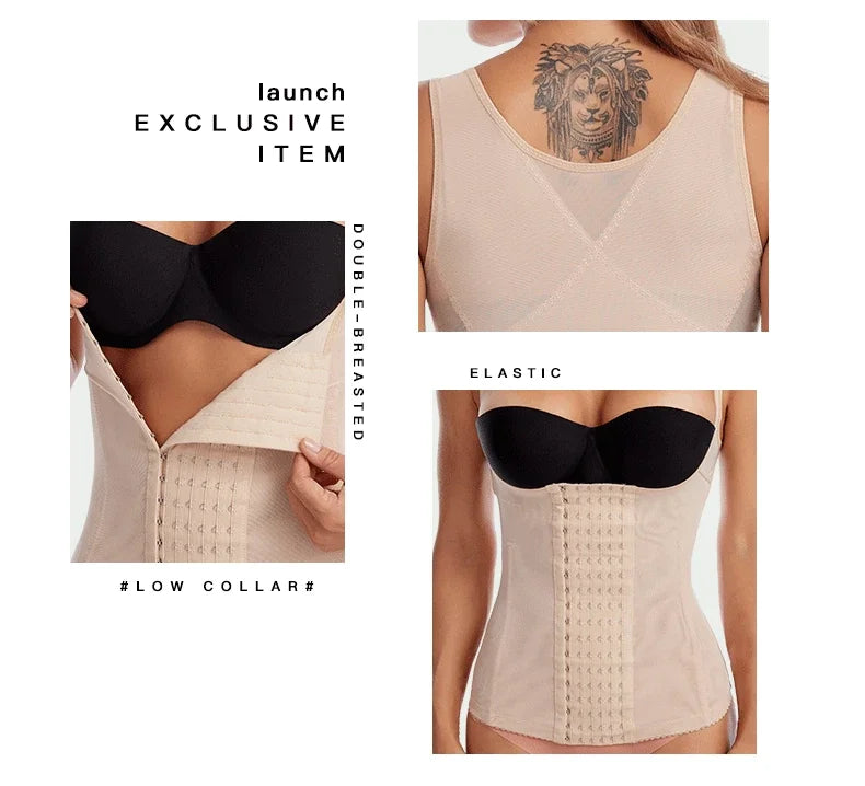 Woman Flat Belly Waist Trainer Body Shaper