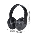 Over Ear HIFI Stereo Headsets Wireless Bluetooth Headphones Sports Gaming Earphones with HD Mic Support TF/AUX noise reduction