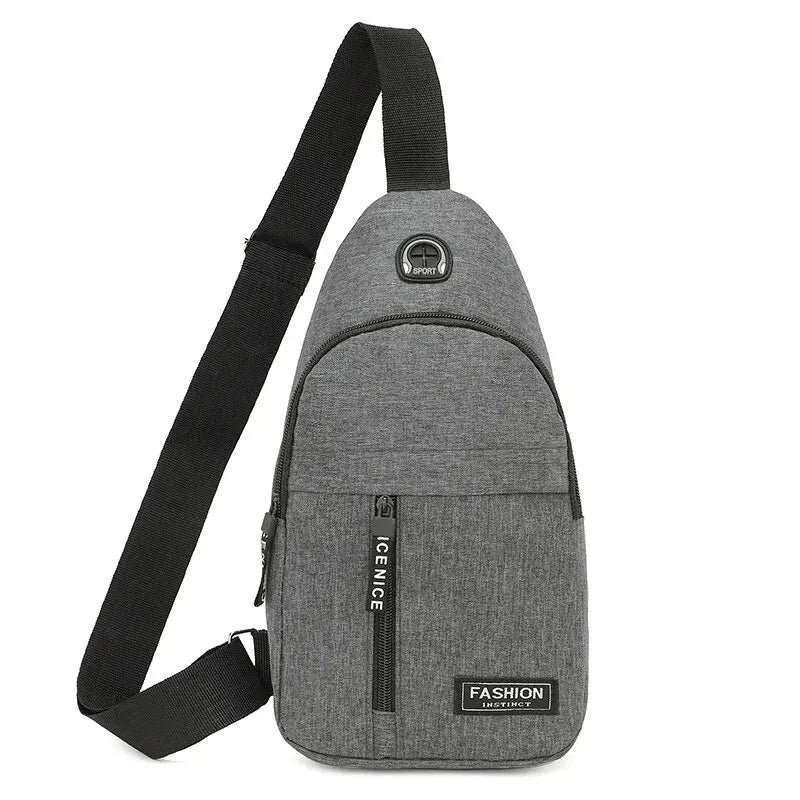 Men's Oxford Cloth Crossbody Bag