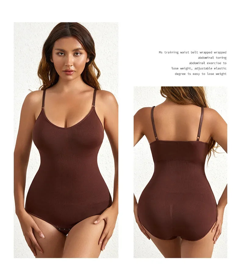 1 Piece Solid Seamless Shaping Shapewear Bodysuit