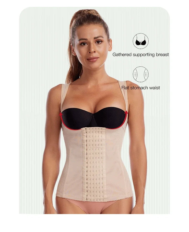 Woman Flat Belly Waist Trainer Body Shaper