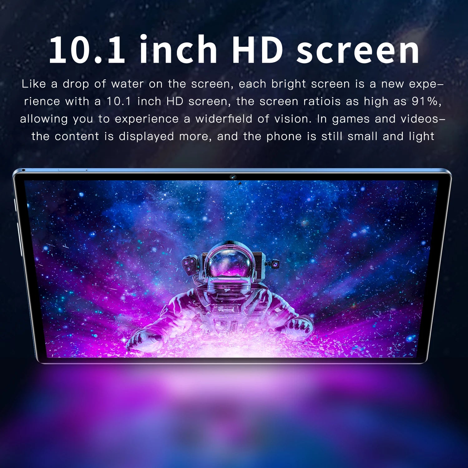 P37 Global Version 10.1 Inch Tablets Octa Core Android 11, 4GB+64GB,