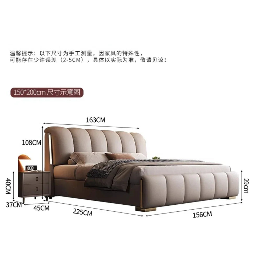 Teenage Girls Bedroom Bed Double Modern Nightstands Luxury Beds King Size Frames Camas Matrimonial Furniture Accessories
