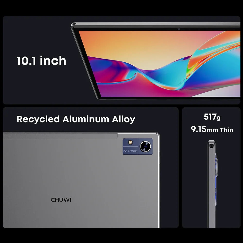 CHUWI Hi10X Pro Tablet 4G LTE Android 13 Widevine L1 10.1"