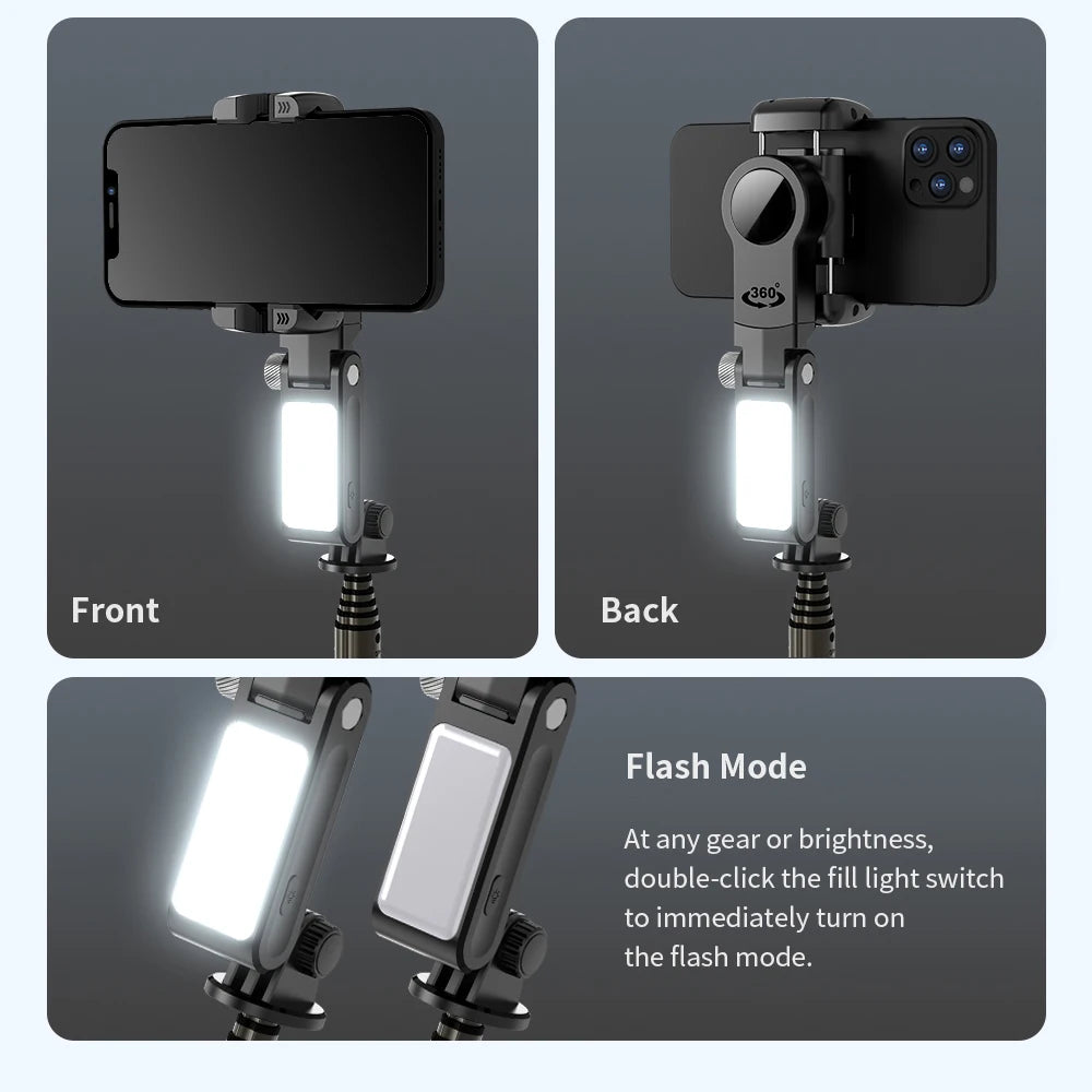 Selfie Stick Phone Gimbal Stabilizer For iPhone Android