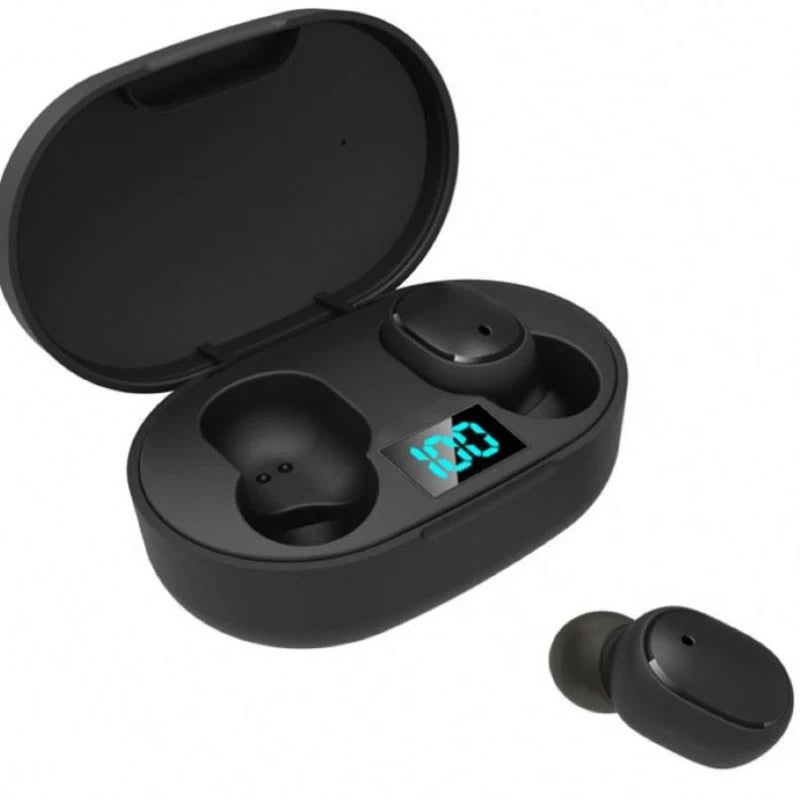 E6S TWS Earphones Wireless Bluetooth V5.1 Headset Noise Cancelling Headsets with Mic Sports Headphones For iPhone Xiaomi Redmi