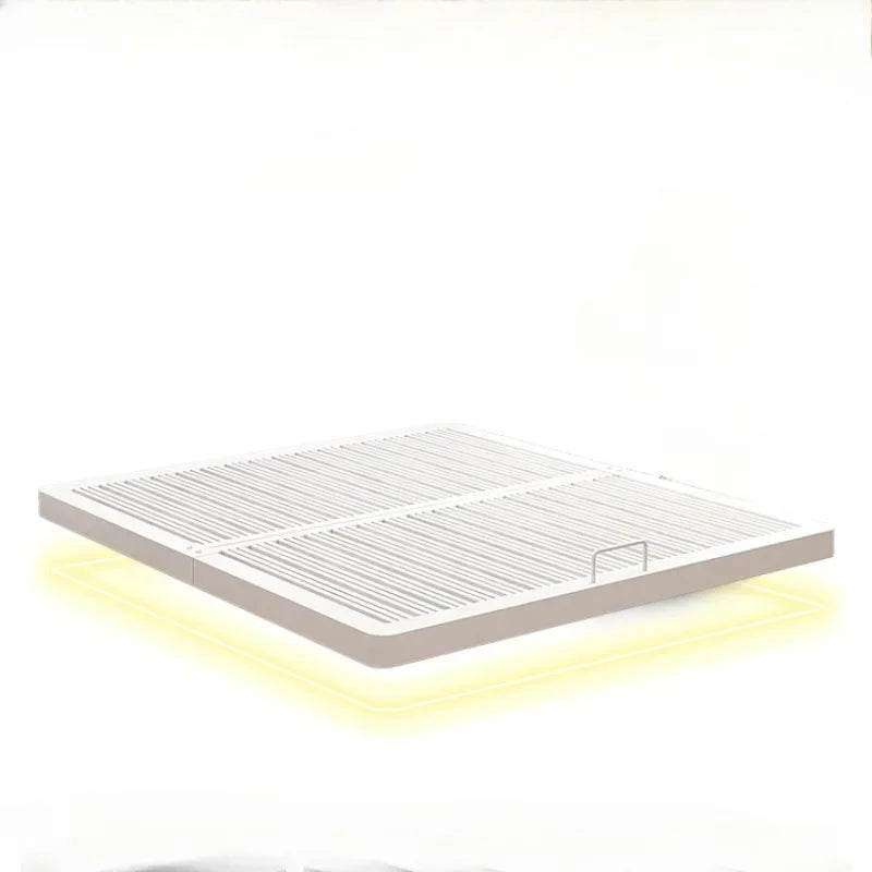 Platform Bed Frame Metal Floating Double Queen Bed Frame Comfortable Muebles Para Cuarto Recamara Furniture Bedside Excluded